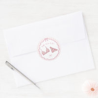 Roze lingerie douche vrijgezellenfeest envelop