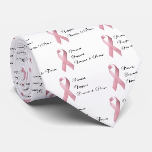 Roze lint 1 Stropdas (Opgerold)