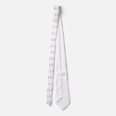 Roze lint 2 Stropdas (Achterkant)