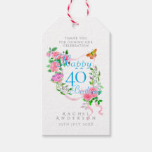 Roze lint 40e verjaardag