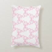 Roze lint accent kussen (Achterkant (Verticaal))