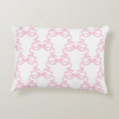 Roze lint accent kussen (Achterkant)