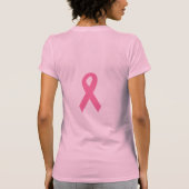 Roze lint, Bald is prachtig, borstkanker, T-shirt (Achterkant)