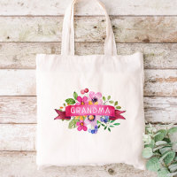 Roze Lint Bloemen Oma Monogram