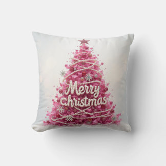 Roze lint boomkussen kussen
