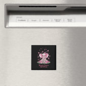 Roze lint Borstkanker Awareness Cure Elephant Magneet (Insitu (Vaatwasser))