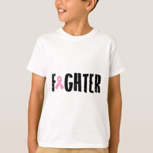 Roze lint Borstkanker Bewustzijn Krijger Gift T-shirt