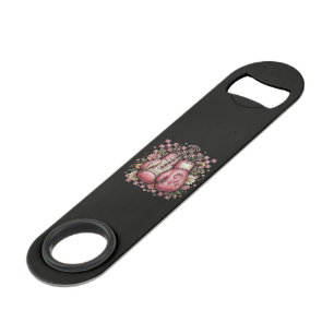 Roze Lint Borstkanker Bewustzijn Speed Flessenopener