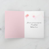 Roze lint borstkanker ondersteuning kaart (Binnen)