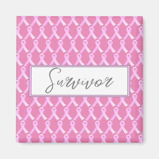 Roze lint borstkanker Survivor Magnet Magneet