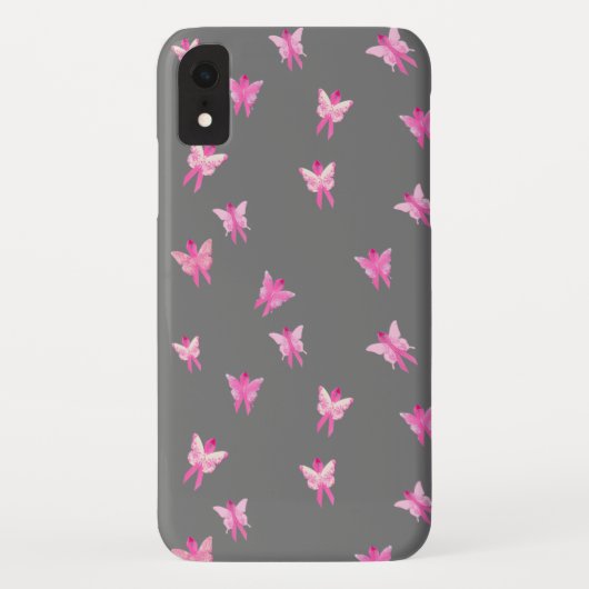 roze lint - borstkankeraffaire Case-Mate iPhone case (Achterkant)