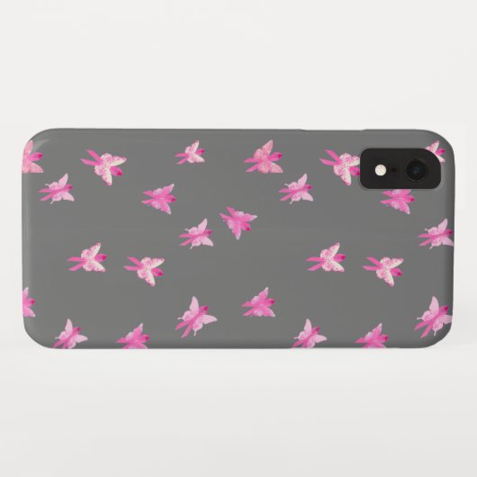 roze lint - borstkankeraffaire Case-Mate iPhone case (Achterkant (horizontaal))