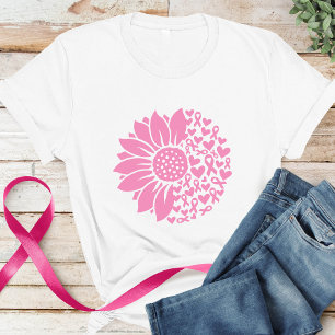 Roze lint borstkankerwaarschuwing T-Shirt