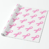 Roze lint cadeaupapier (Uitgerold)