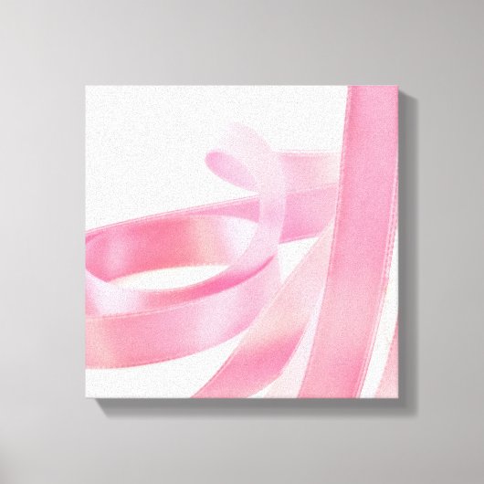 Roze lint canvas afdruk (Voorkant)