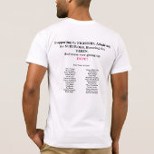 roze_lint, ECHTE MANNEN DRAAG NK! T-shirt (Achterkant)