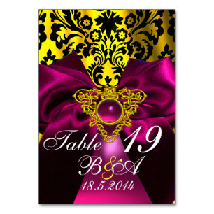ROZE LINT GOUD KELTISCH HART DAMASK MONOGRAM KAART