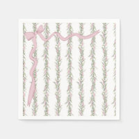Roze lint groen Elegant Baby shower