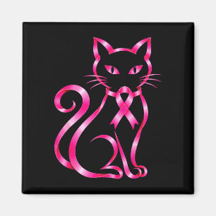 Roze lint kat borstkanker bewustzijn halloween magneet