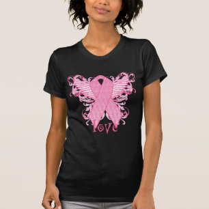 Roze lint Love Wings T-shirt