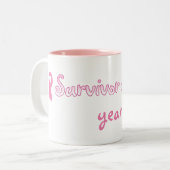 roze lint Mok (Voorkant links)