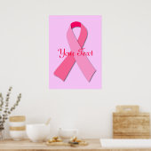 Roze lint poster (Keuken)