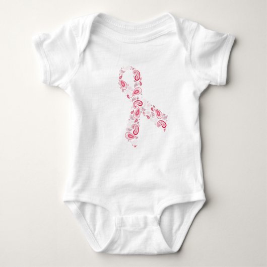 roze lint romper (Voorkant)
