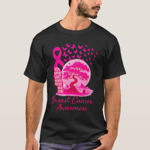 Roze Lint Sakura Bonsai Boom Mount Fuji Japans T-shirt