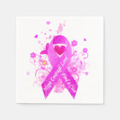 Roze lint  servet (Voorkant)