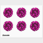 Roze Lint Stickers (Vel)