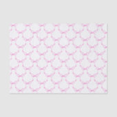 Roze lint strikken decoupage tissuepapier (Voorkant)