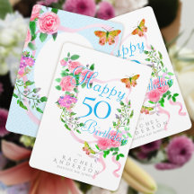 Roze lint verjaardag