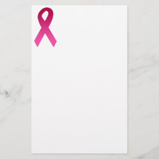 Roze lint voor de bewustmaking van borstkanker briefpapier