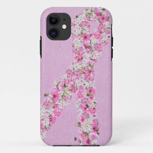 Roze lint voor overlevende borstkanker Case-Mate iPhone case (Achterkant)