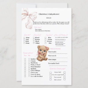 Roze lint voorspellingen & advies spelletjes voor