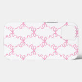 Roze lintboogprieel Case-Mate iPhone case (Achterkant (horizontaal))