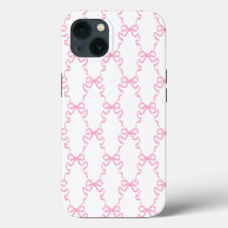 Roze lintboogprieel iPhone 13 hoesje