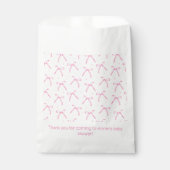 Roze linten bedankzakje (Voorkant)