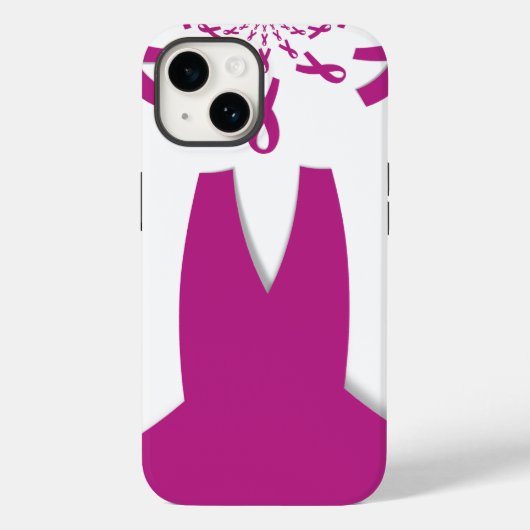Roze linten Borstkanker Bewustzijn Art Print Case-Mate iPhone Case (Achterkant)