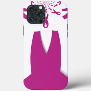Roze linten Borstkanker Bewustzijn Art Print iPhone 13 Pro Max Hoesje