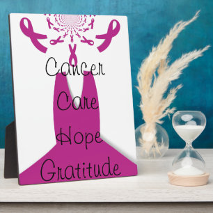 Roze linten Borstkanker Bewustzijn Art Print Fotoplaat