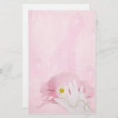 Roze linten briefpapier (Voorkant / Achterkant)