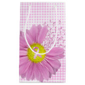 Roze linten en Daisy on Gingham Klein Cadeauzakje (Voorkant)