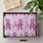 Roze linten/Licht... Borstkanker Tissuepapier (Geschenk)