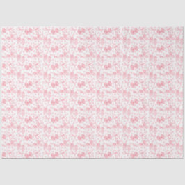 Roze linten & stippen tissuepapier