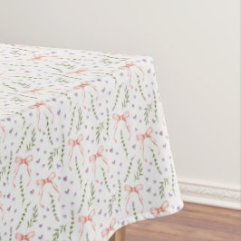 Roze linten tafelkleed