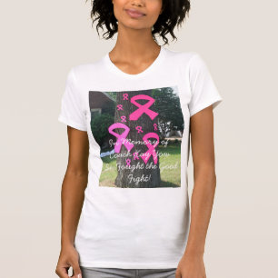 Roze linten ter nagedachtenis van Coach Kay Yow T-shirt