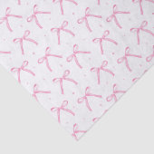 Roze linten tissuepapier (Detail)