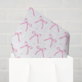 Roze linten tissuepapier