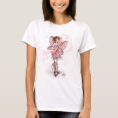 Roze linthaar T-Shirt (Voorkant)
